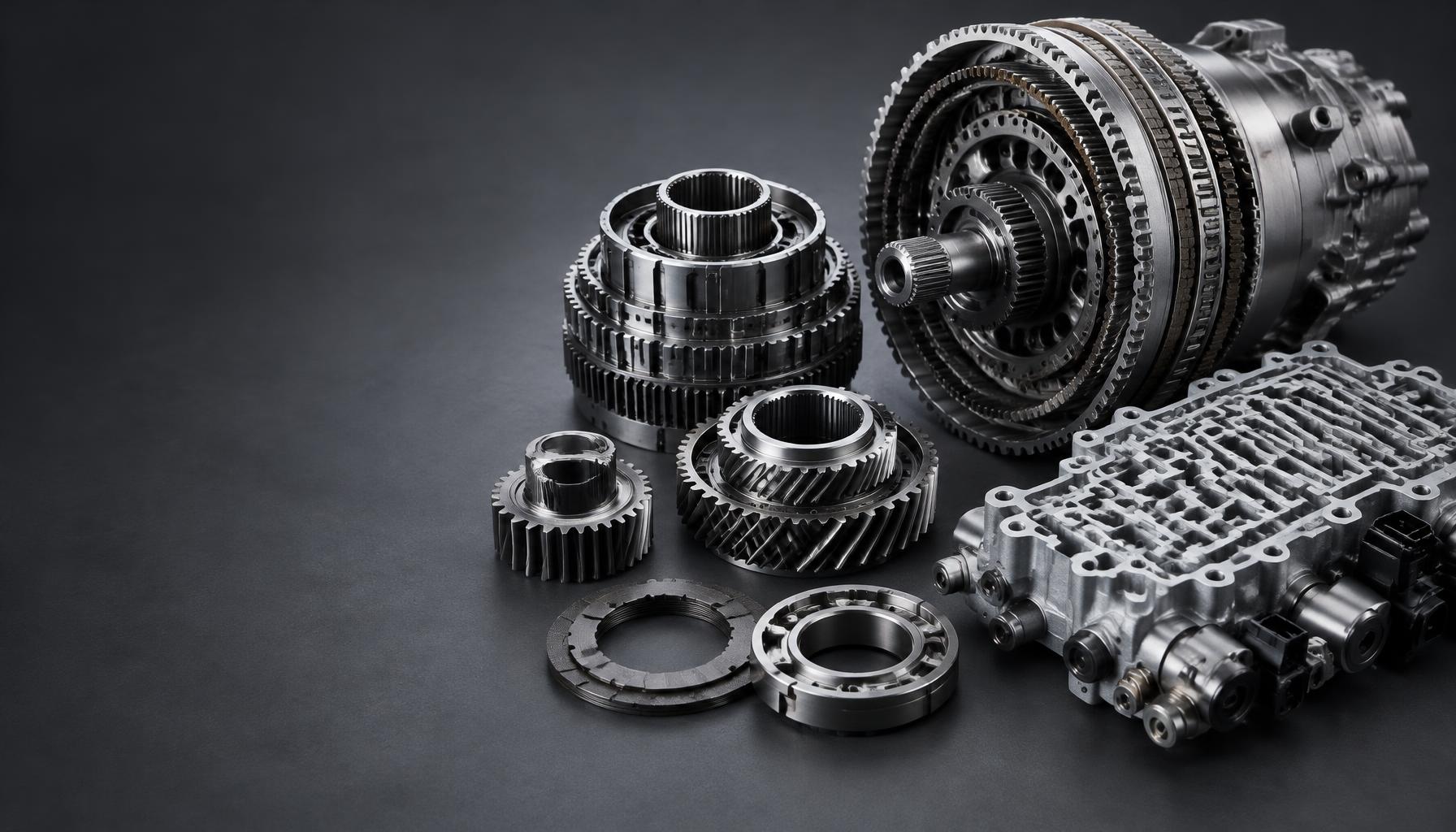 Automatic transmission gear sets and valve body